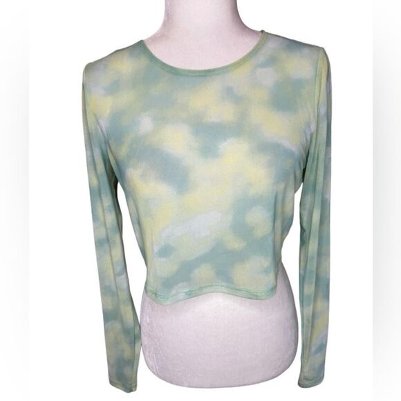 Future Collective x Gabriella Karefa-Johnson mesh tie dye crop top size Small - Picture 3 of 8